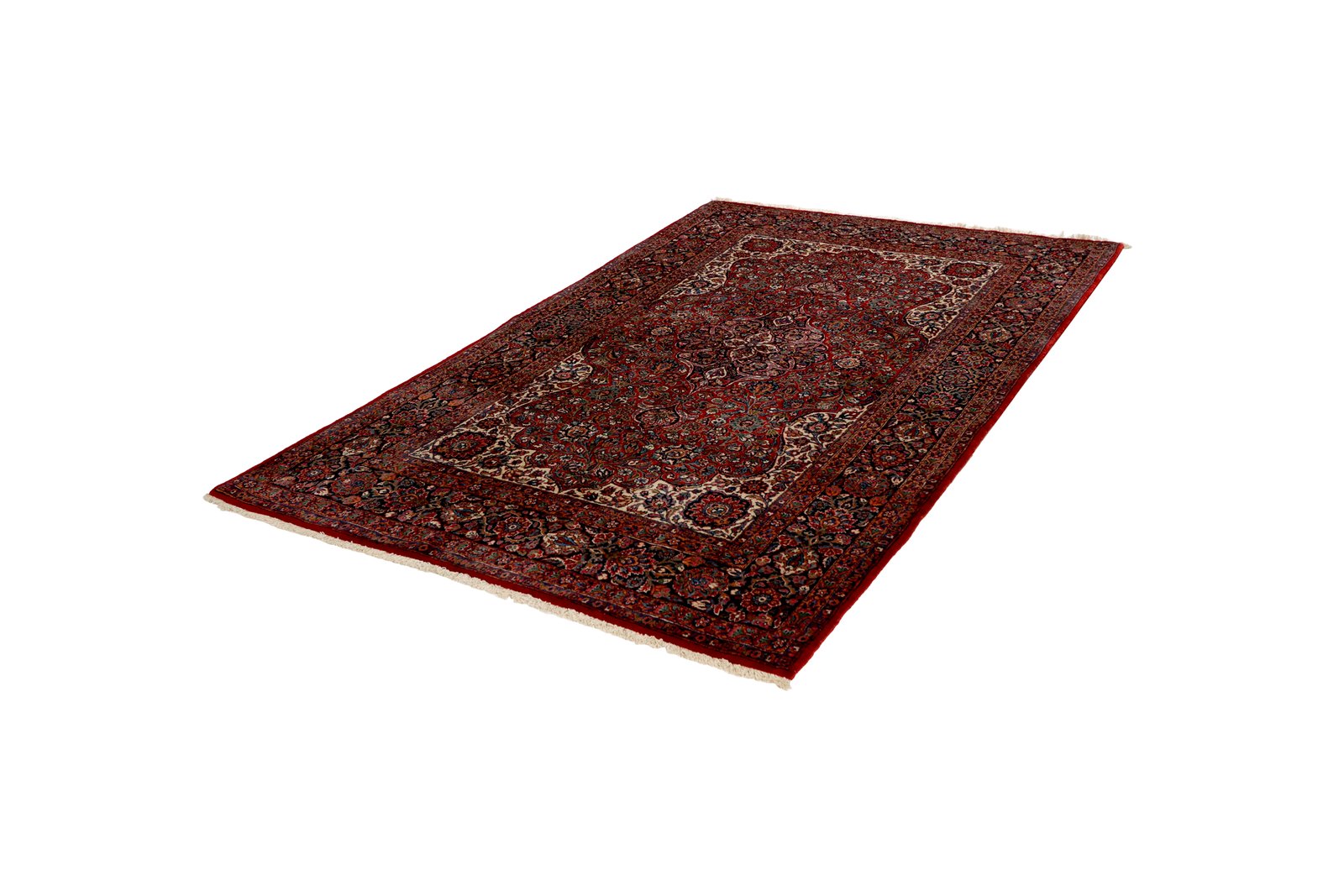 Ghazvin — Hand-knotted, 136x223 cm, Red, 100% Virgin Wool | View 5