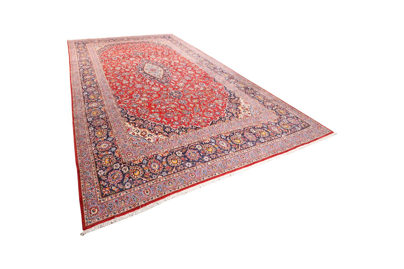 Kashan — Hand-knotted, 295x443 cm, Red, 100% Virgin Wool | View 5