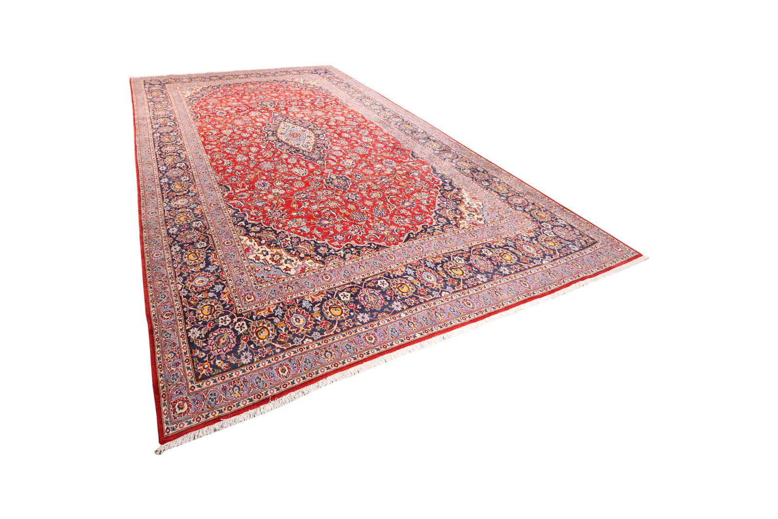 Kashan — Hand-knotted, 295x443 cm, Red, 100% Virgin Wool | View 5