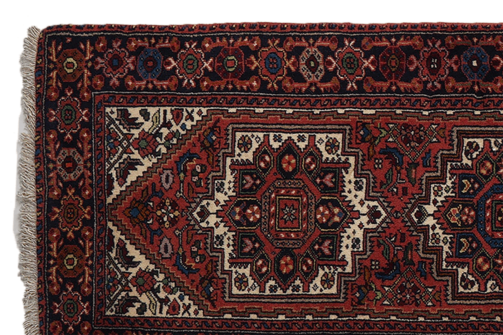 Goltuk — Hand-knotted, 57x209 cm, Red, 100% Virgin Wool | View 3