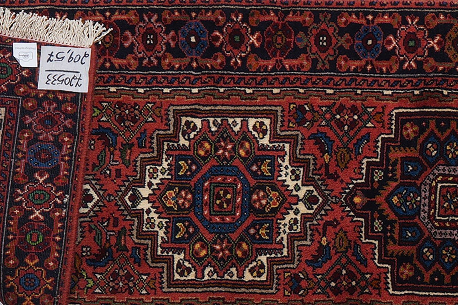 Goltuk — Hand-knotted, 57x209 cm, Red, 100% Virgin Wool | View 6