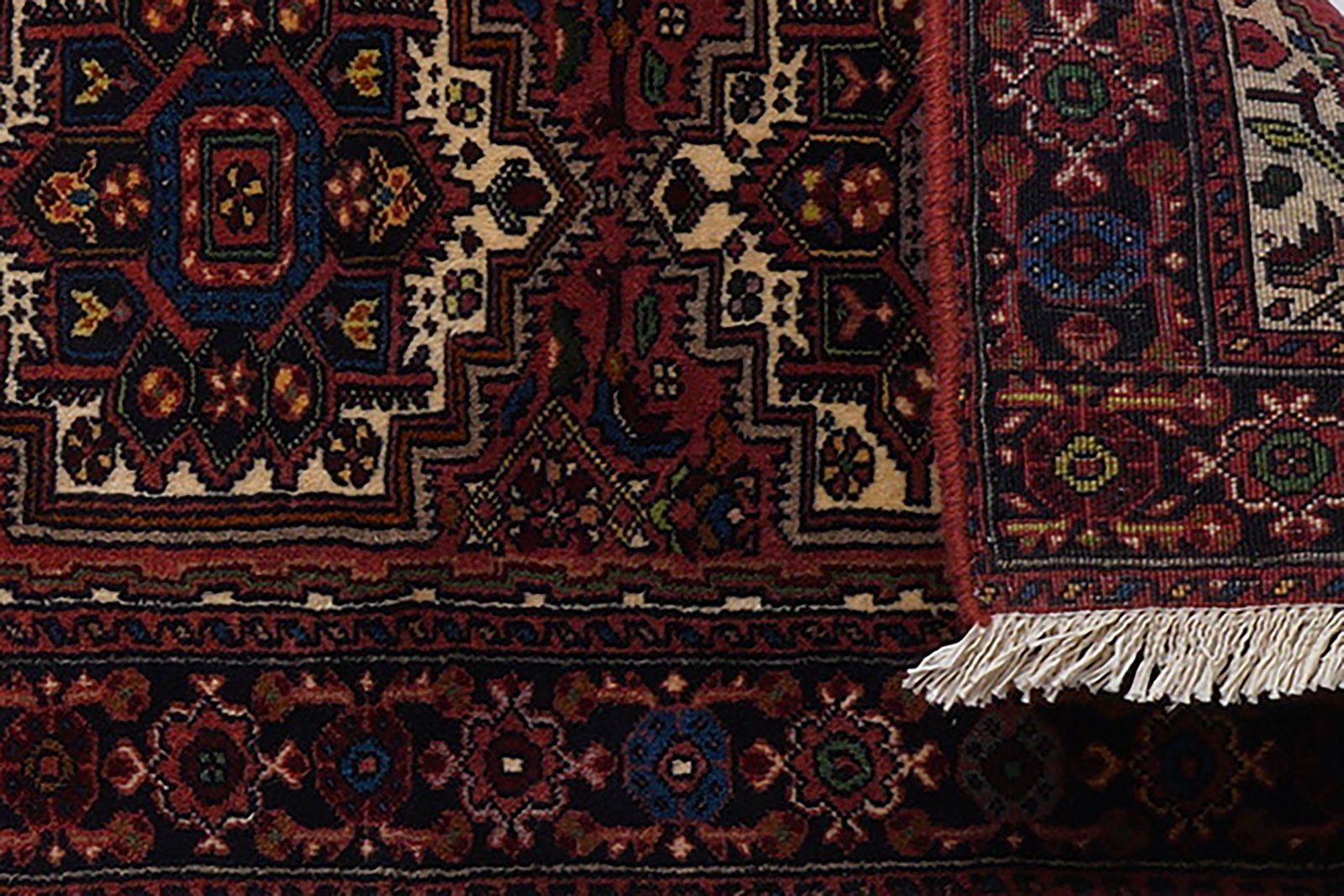 Goltuk — Hand-knotted, 57x209 cm, Red, 100% Virgin Wool | View 8