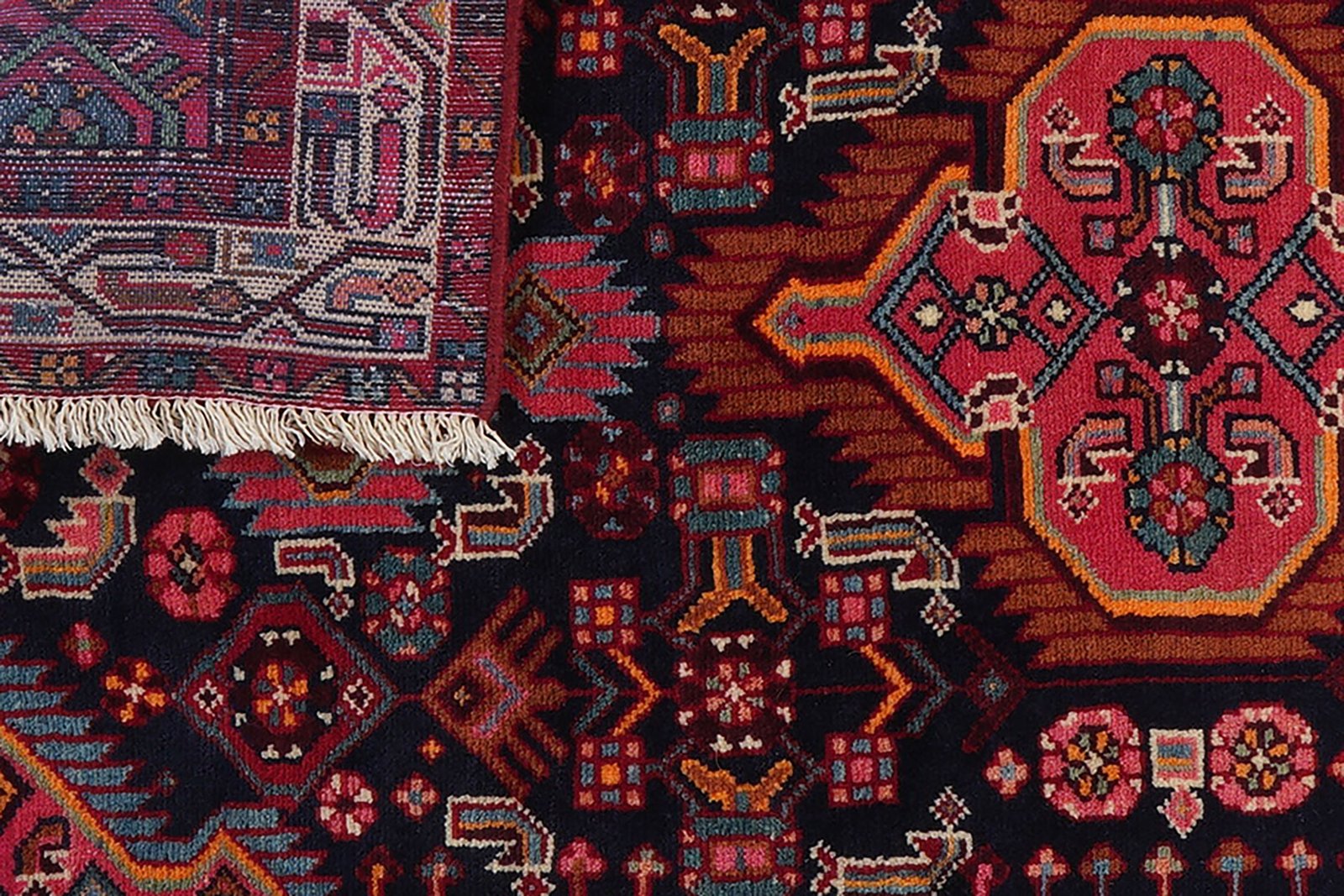 Assadabad — Hand-knotted, 97x171 cm, Blue, 100% Virgin Wool | View 7