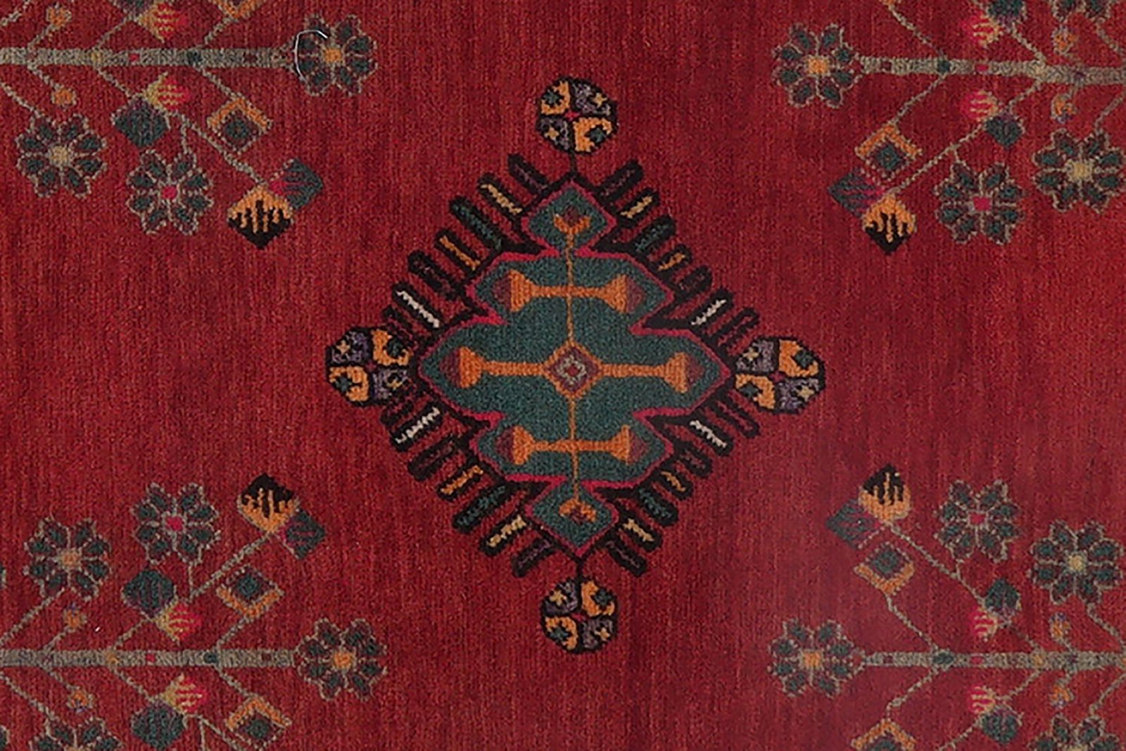 Afshar — Hand-knotted, 71x111 cm, Red, 100% Virgin Wool | View 8