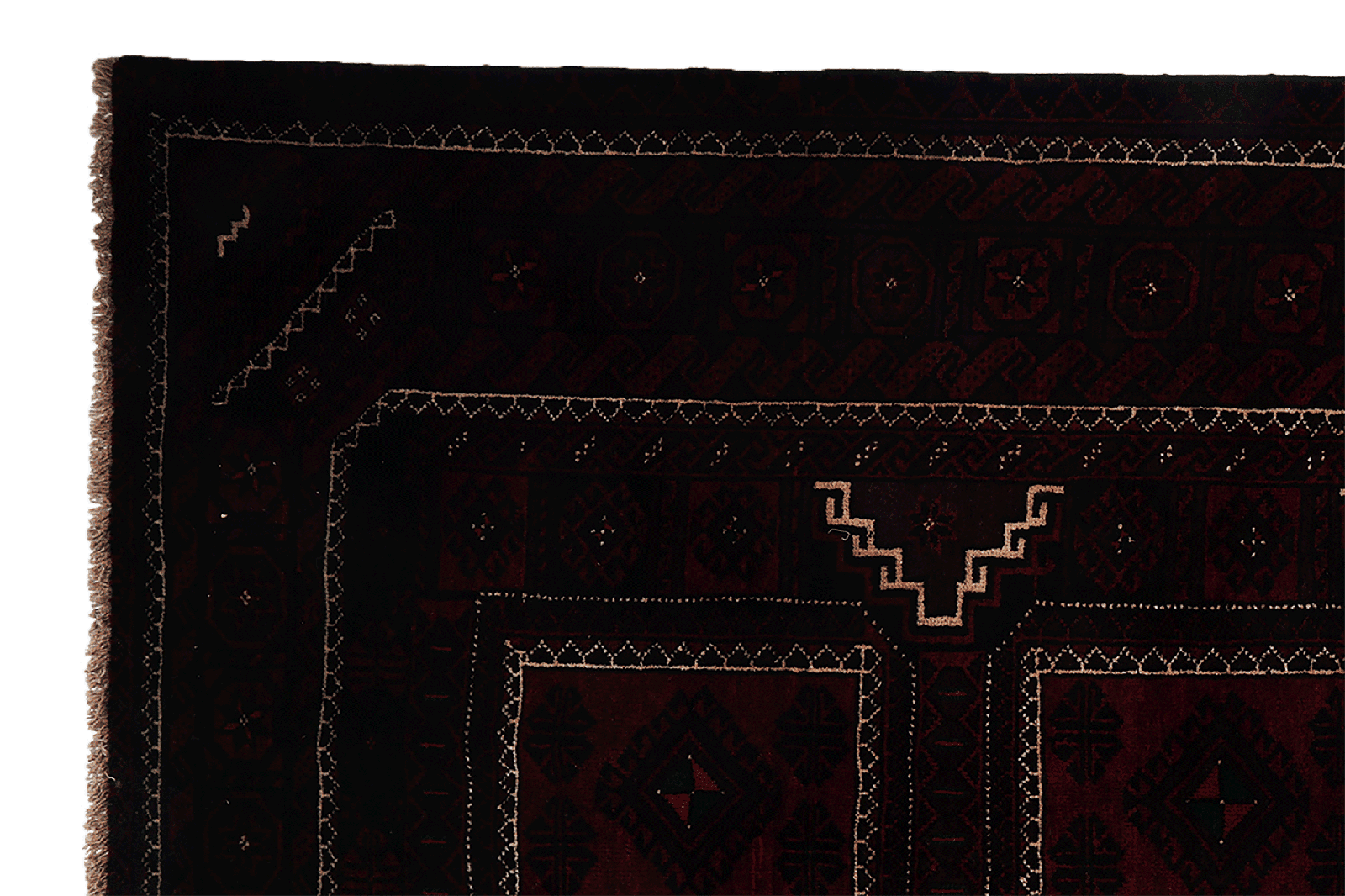 Belutch — Hand-knotted, 144x274 cm, Multicolor, 100% Virgin Wool | View 3