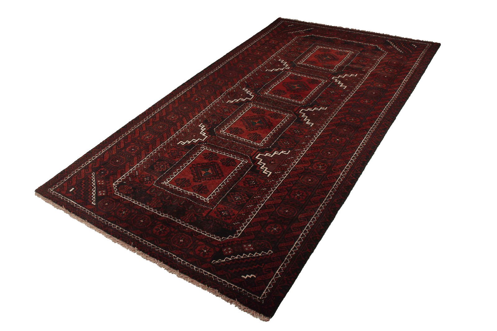 Belutch — Hand-knotted, 144x274 cm, Multicolor, 100% Virgin Wool | View 5