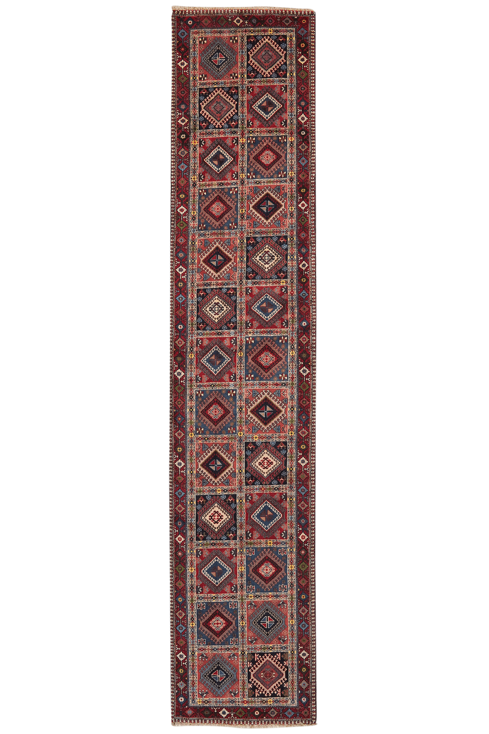 Yalameh — Hand-knotted, 80x399 cm, Beige, 100% Virgin Wool | Main view