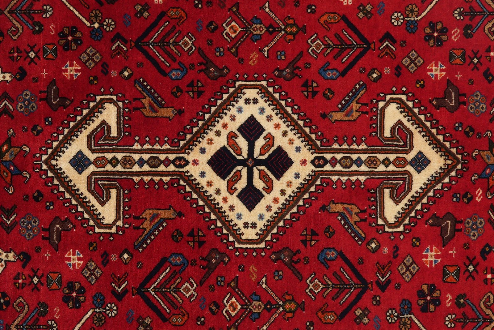 Nasrabad — Hand-knotted, 196x302 cm, Red, 100% Virgin Wool | View 7