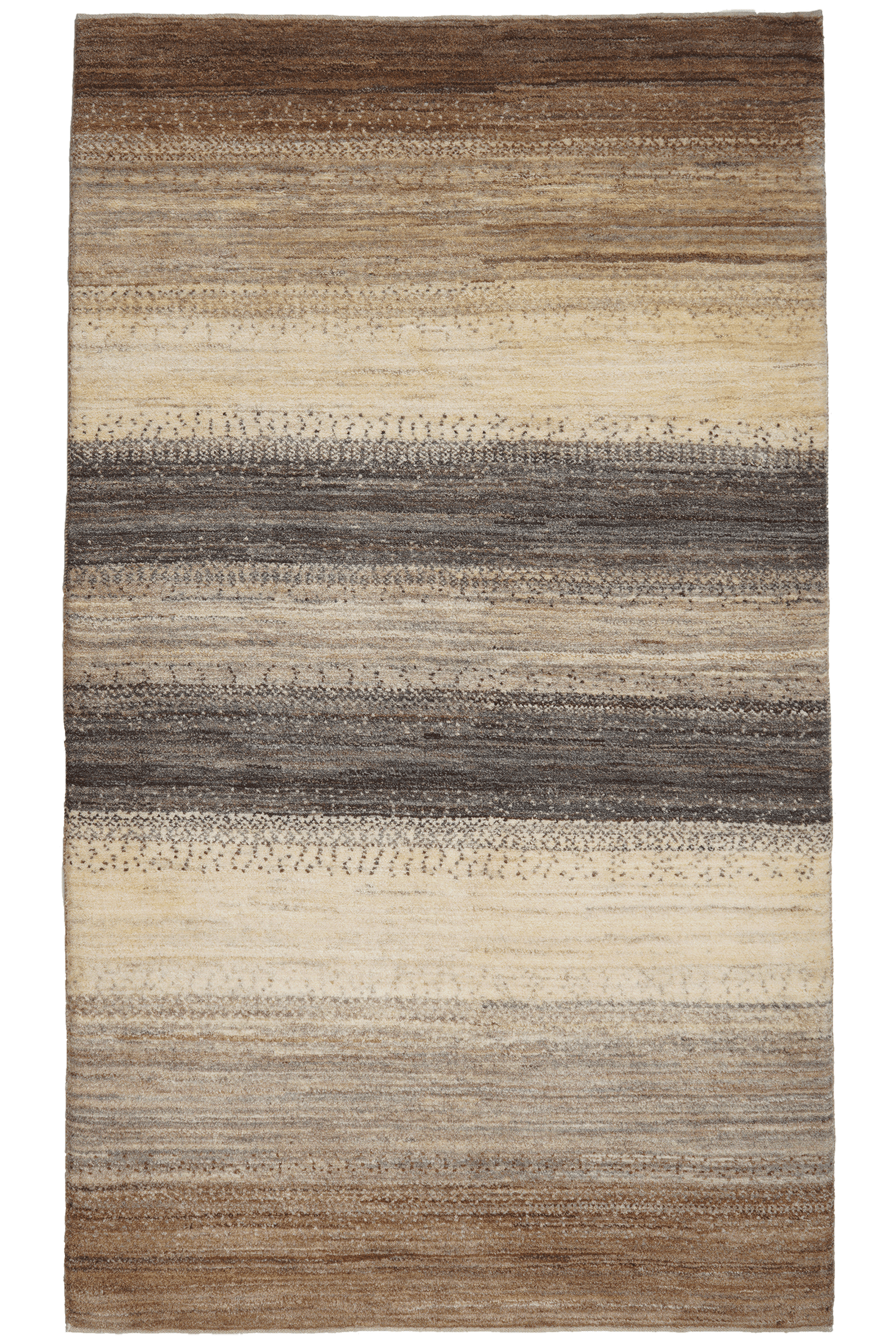 Gabbeh Sonnat — Hand-knotted, 122x210 cm, Beige, 100% Virgin Wool | Main view