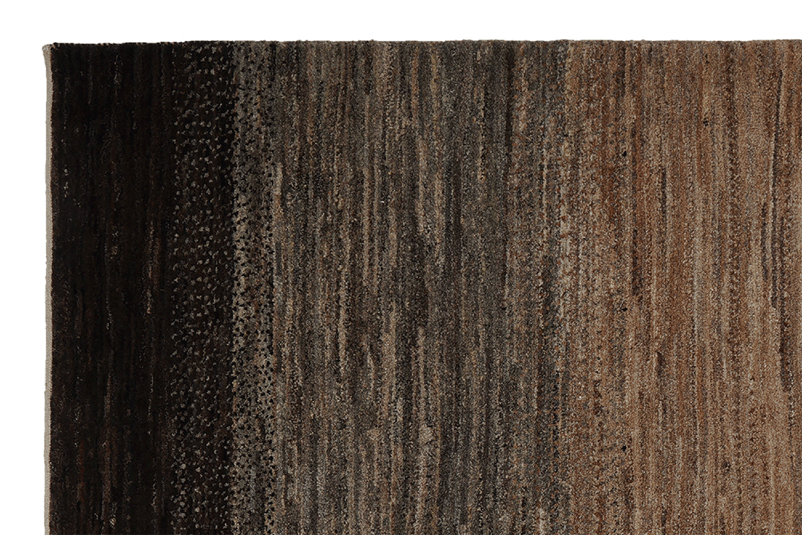 Rizbaf — Hand-knotted, 121x176 cm, Brown, 100% Virgin Wool | View 3