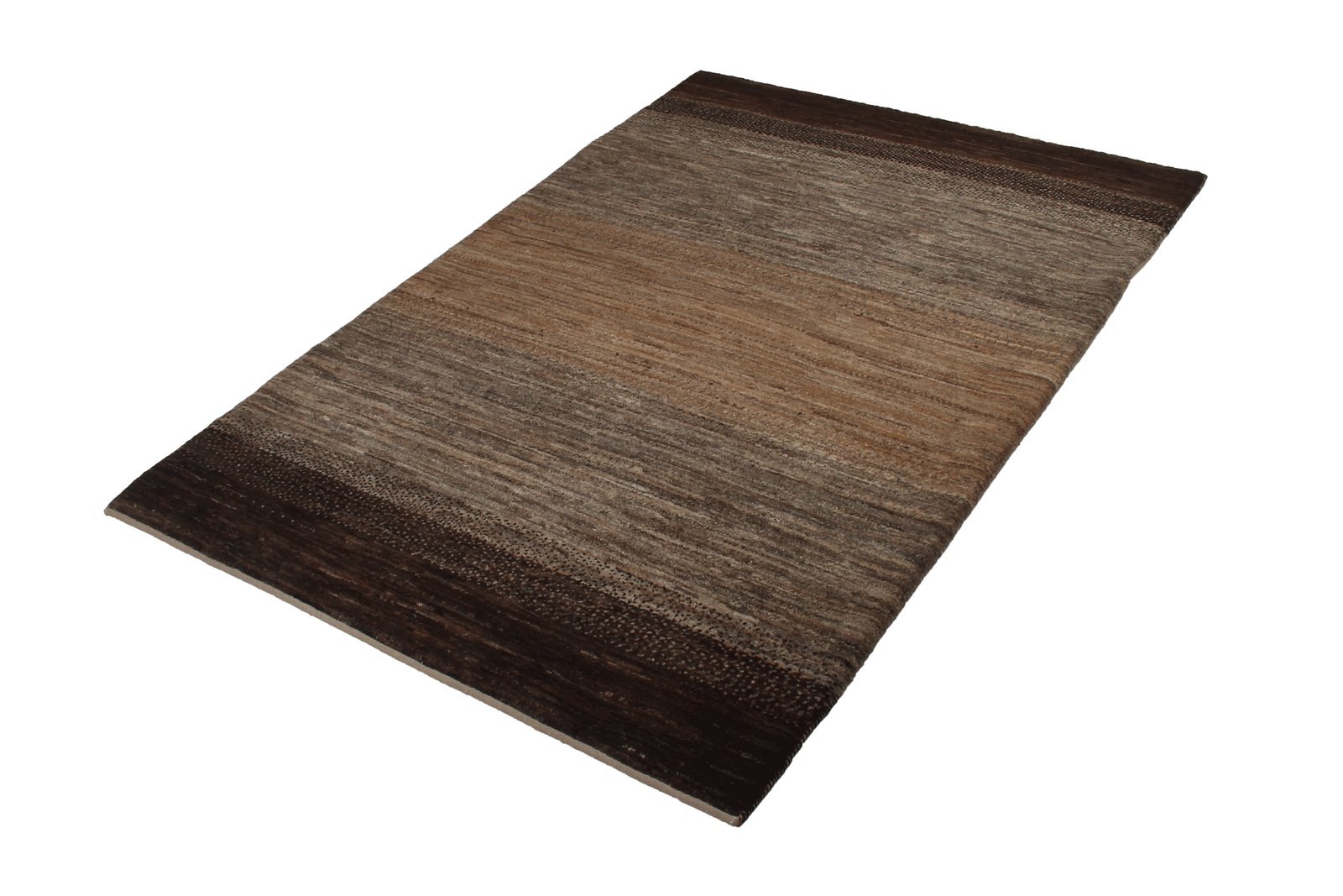 Rizbaf — Hand-knotted, 121x176 cm, Brown, 100% Virgin Wool | View 5