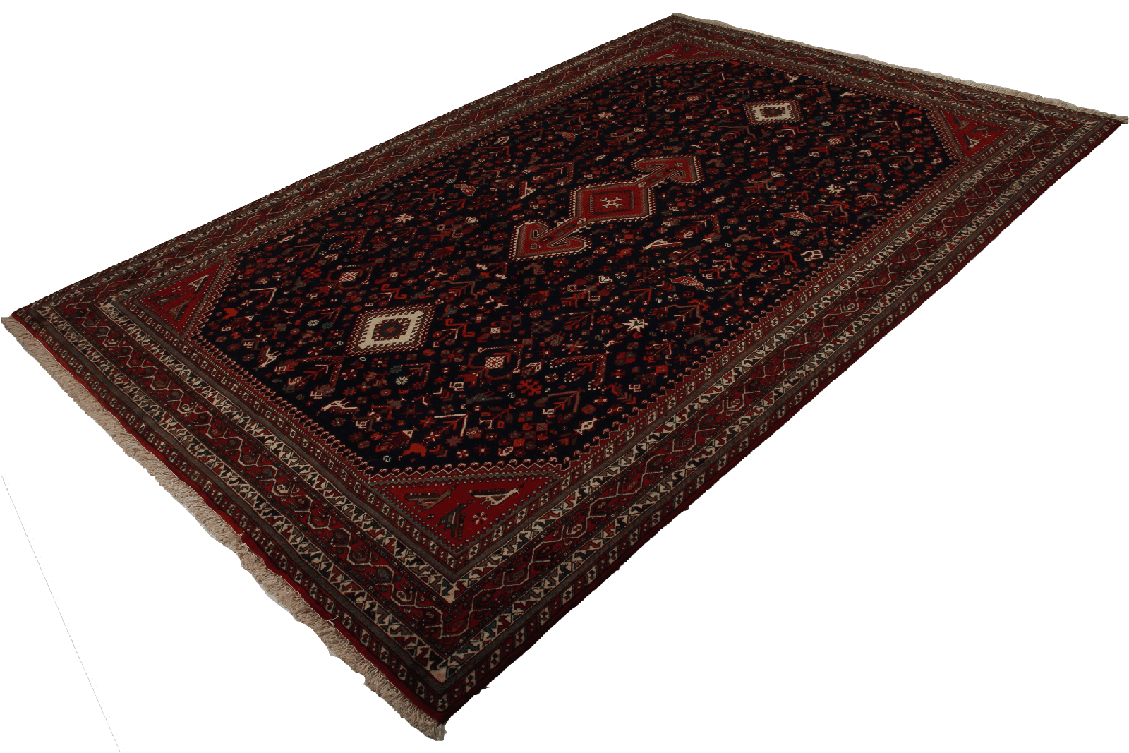 Nasrabad — Hand-knotted, 199x305 cm, Blue, 100% Virgin Wool | View 4