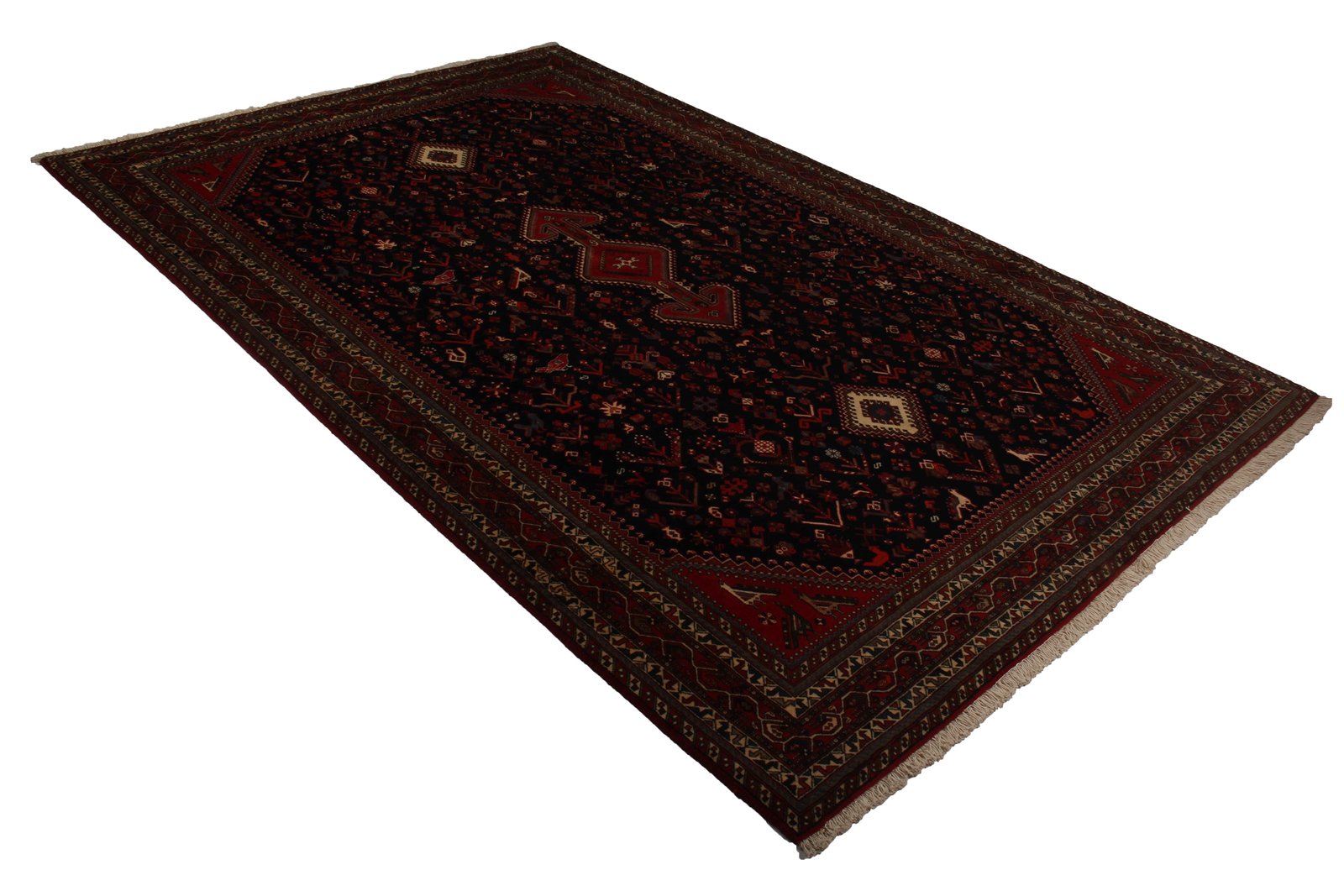 Nasrabad — Hand-knotted, 199x305 cm, Blue, 100% Virgin Wool | View 5