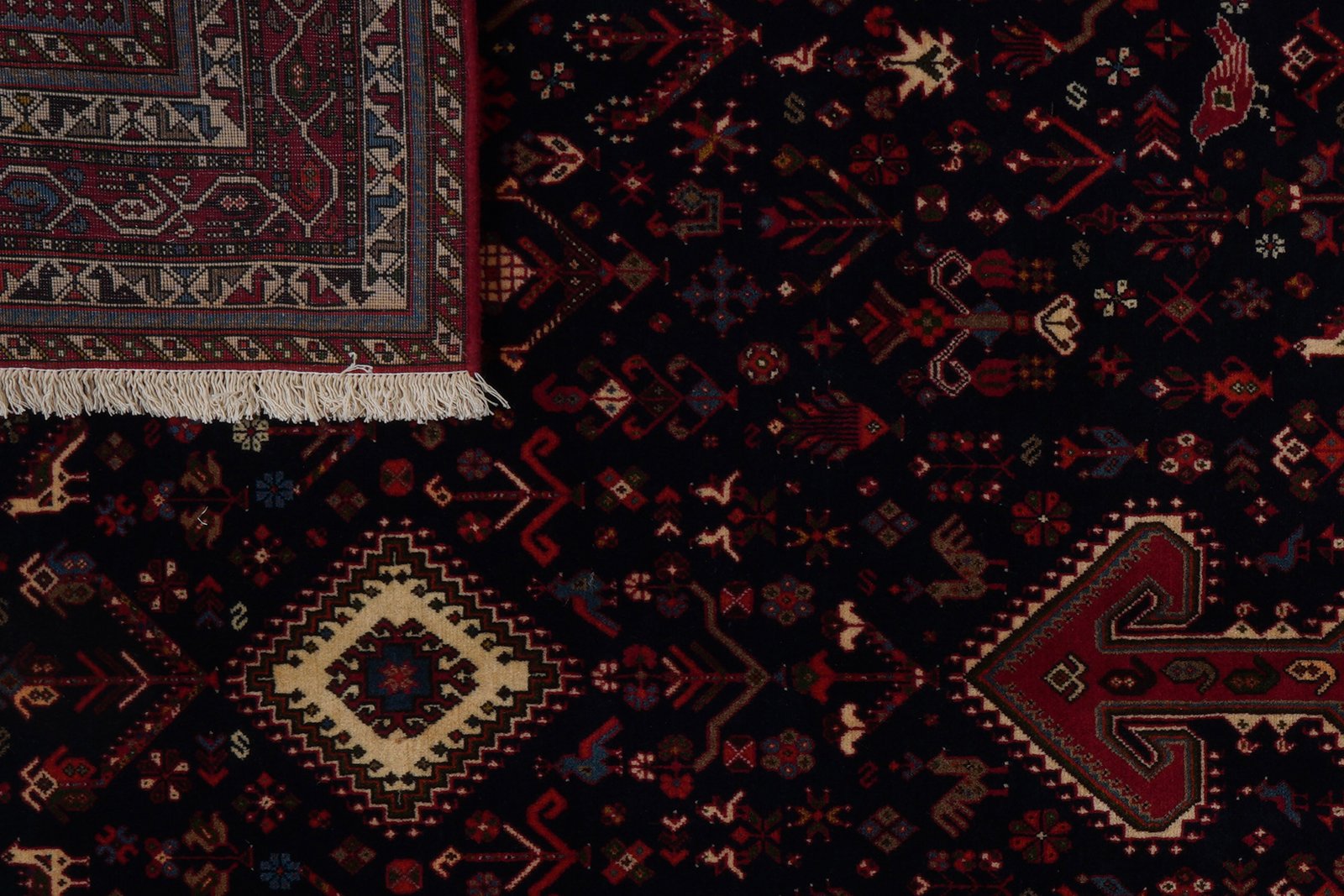 Nasrabad — Hand-knotted, 199x305 cm, Blue, 100% Virgin Wool | View 8
