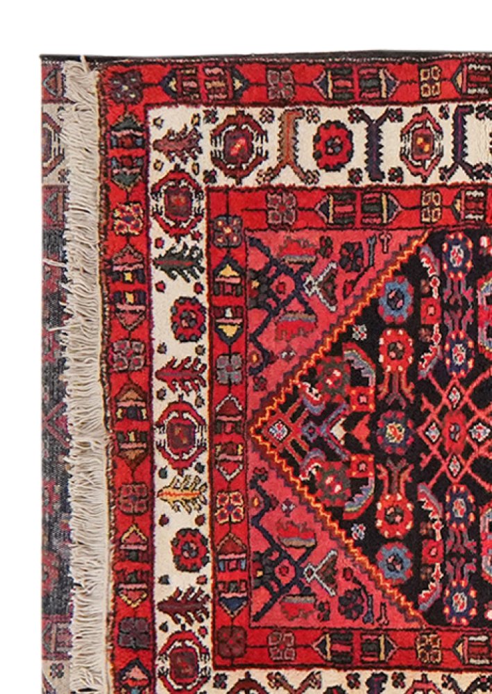 Farahan — Hand-knotted, 108x509 cm, Blue, 100% Virgin Wool | View 3