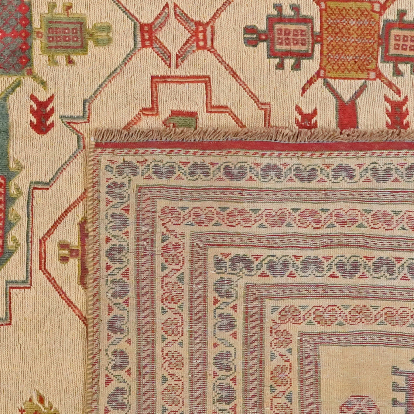 Kelim Belutch — Handgefertigt, 290x242 cm, Bunt, 100% Virgin Wool | View 7