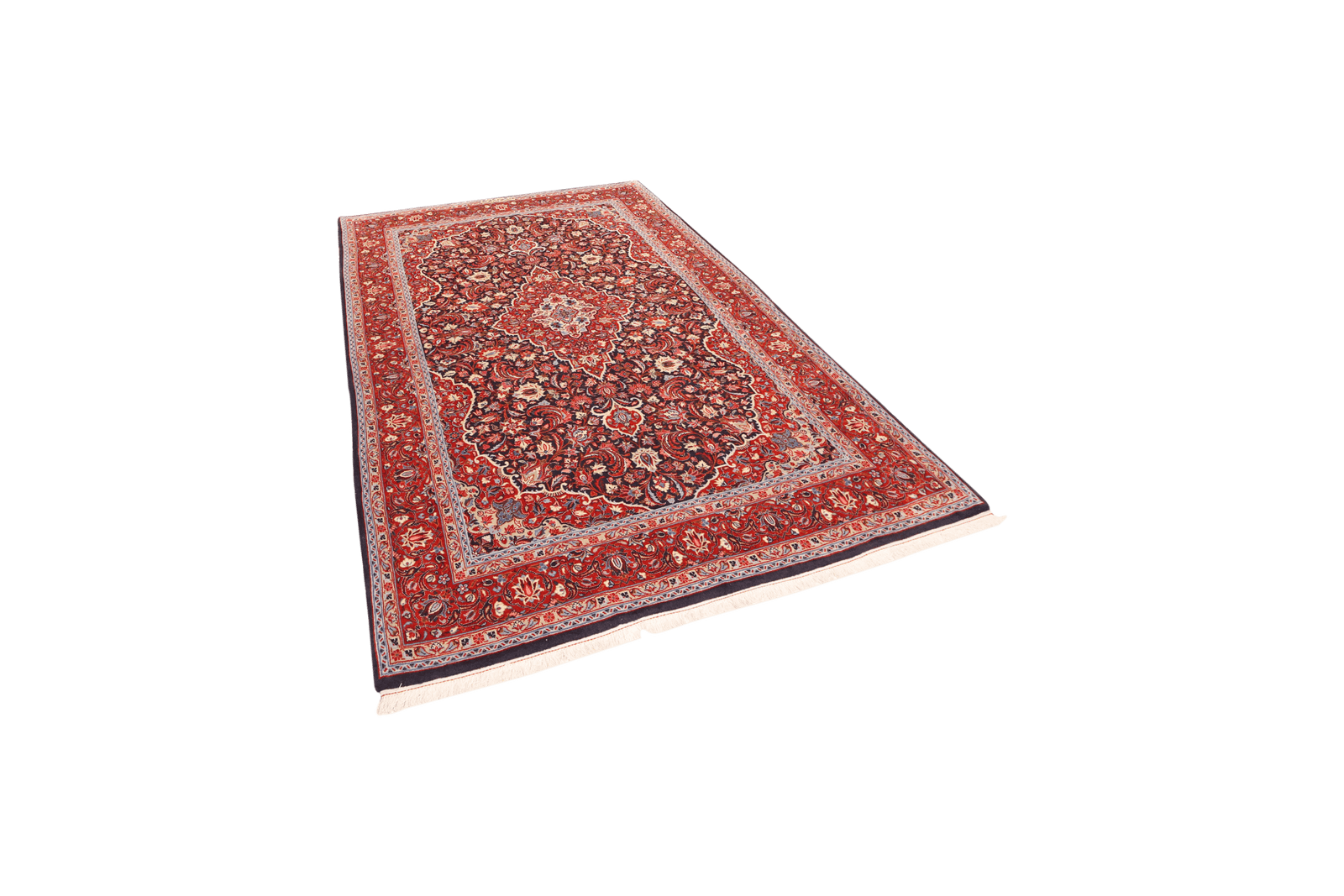 Ghazvin — Hand-knotted, 155x237 cm, Blue, 100% Virgin Wool | View 5