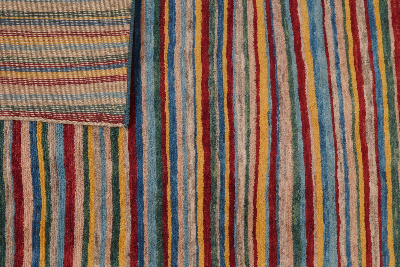 Rizbaf — Hand-knotted, 150x150 cm, Multicolor, 100% Virgin Wool | View 7