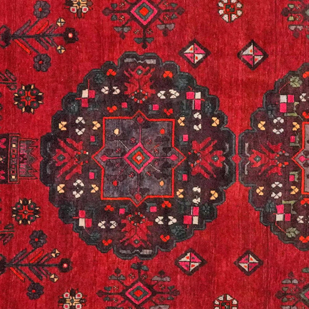 Kordibaf — Hand-knotted, 214x341 cm, Red, 100% Virgin Wool | View 4