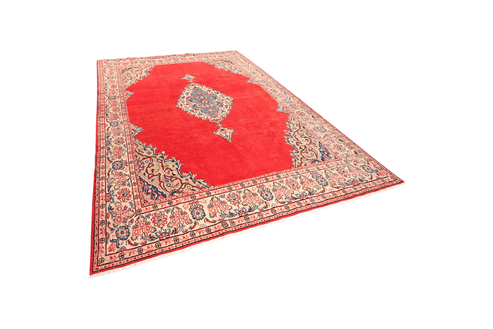 Meshkabad — Hand-knotted, 245x320 cm, Red, 100% Virgin Wool | View 5