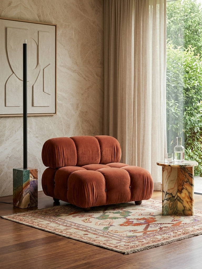 Kelim Belutch — Handmade, 167x178 cm, Beige, 100% Virgin Wool | Detail view