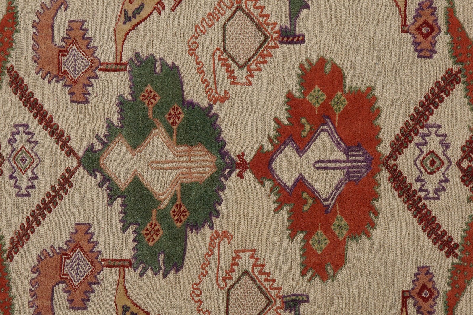 Kelim Belutch — Handmade, 167x178 cm, Beige, 100% Virgin Wool | View 7