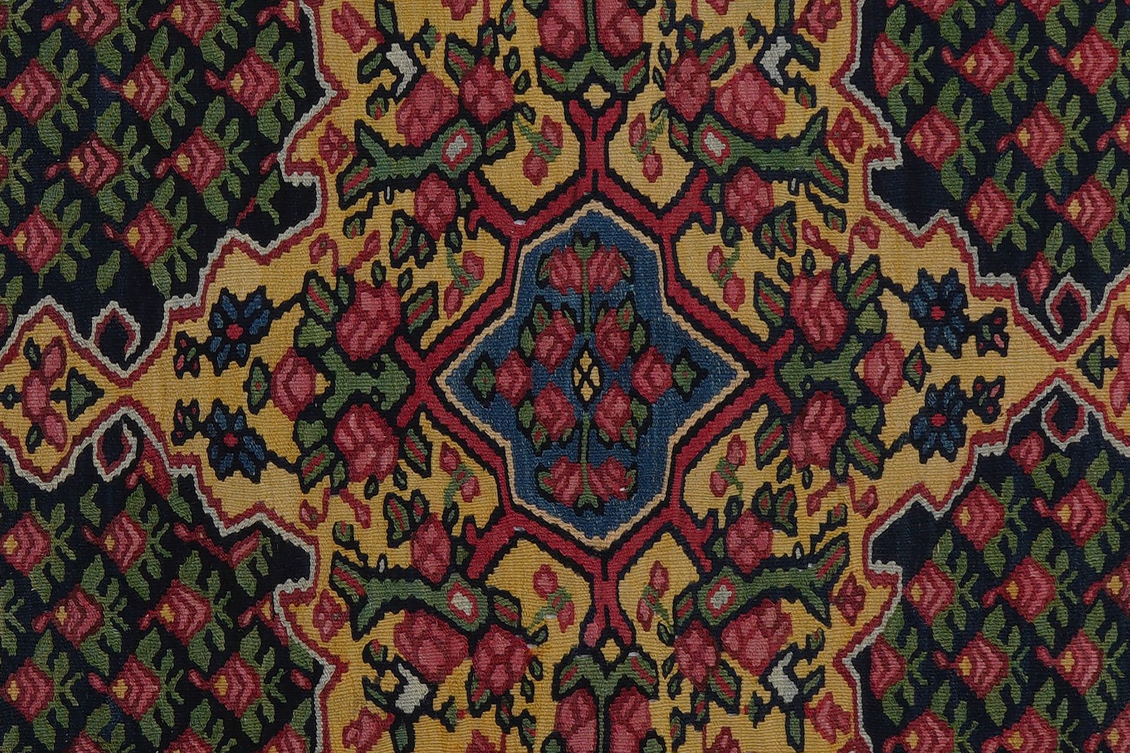 Kelim Bidjar — Handmade, 149x217 cm, Blue, 100% Virgin Wool | View 7