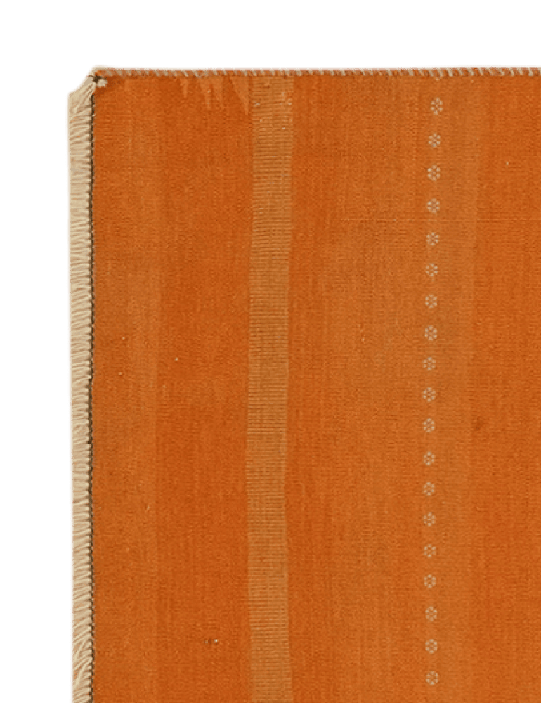 Kelim Afshar — Handmade, 58x97 cm, Yellow, 100% Virgin Wool | View 3