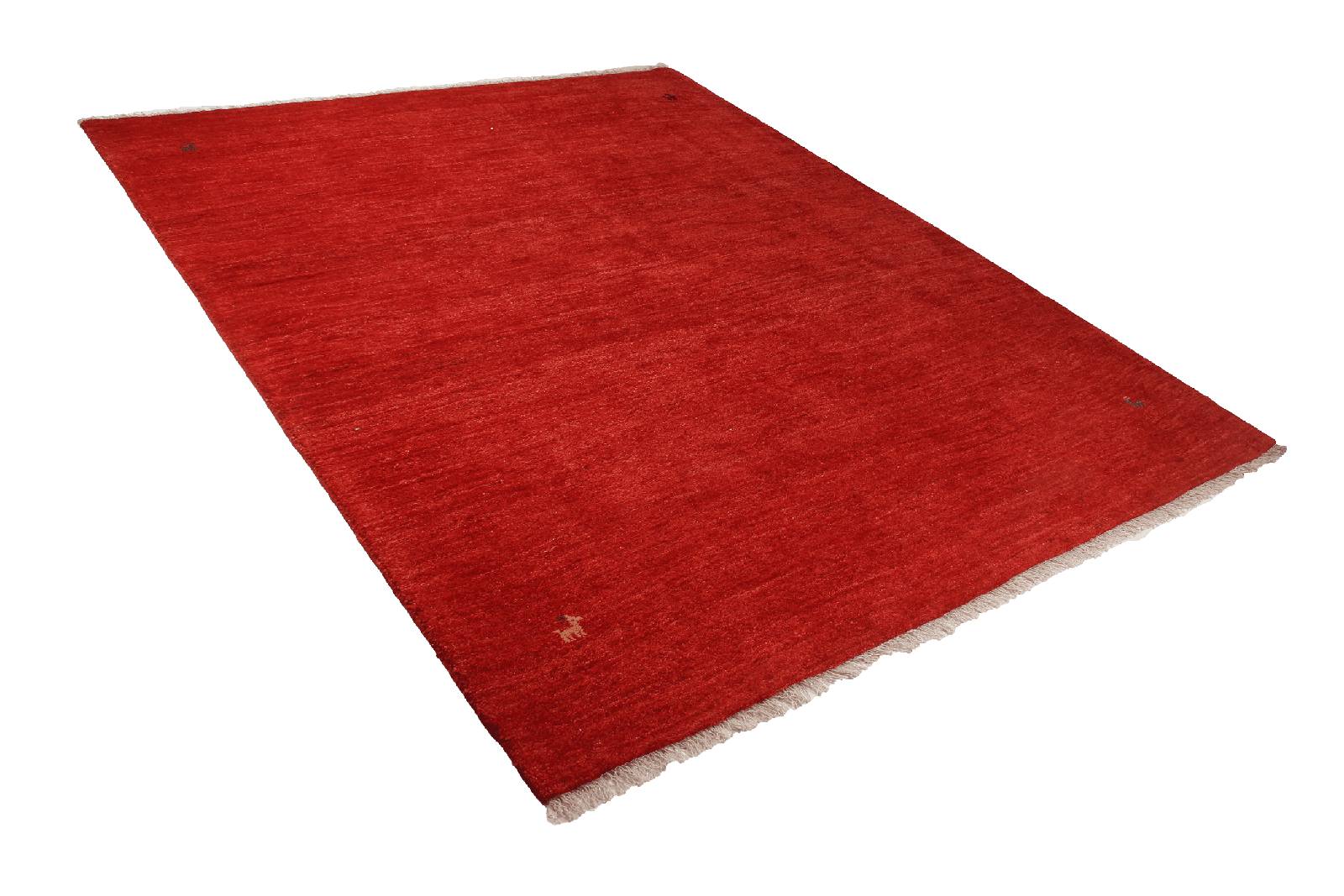 Gabbeh — Hand-knotted, 200x245 cm, Red, 100% Virgin Wool | View 4