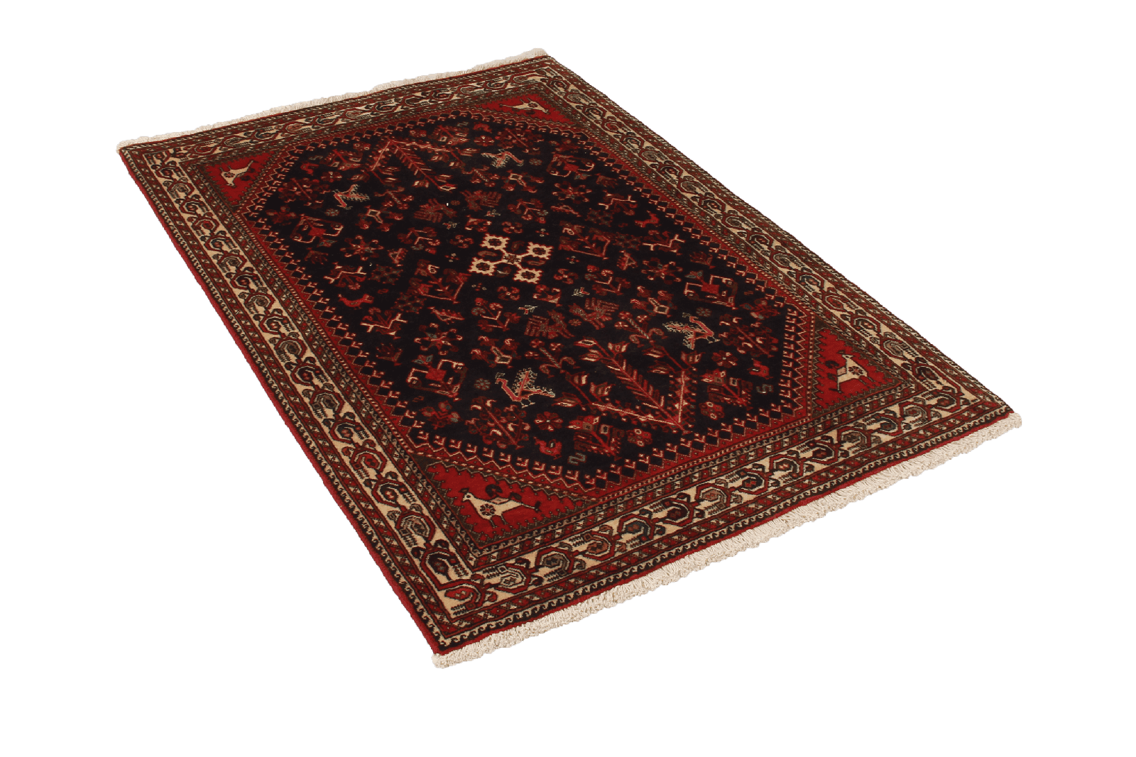 Nasrabad — Hand-knotted, 102x150 cm, Blue, 100% Virgin Wool | View 4