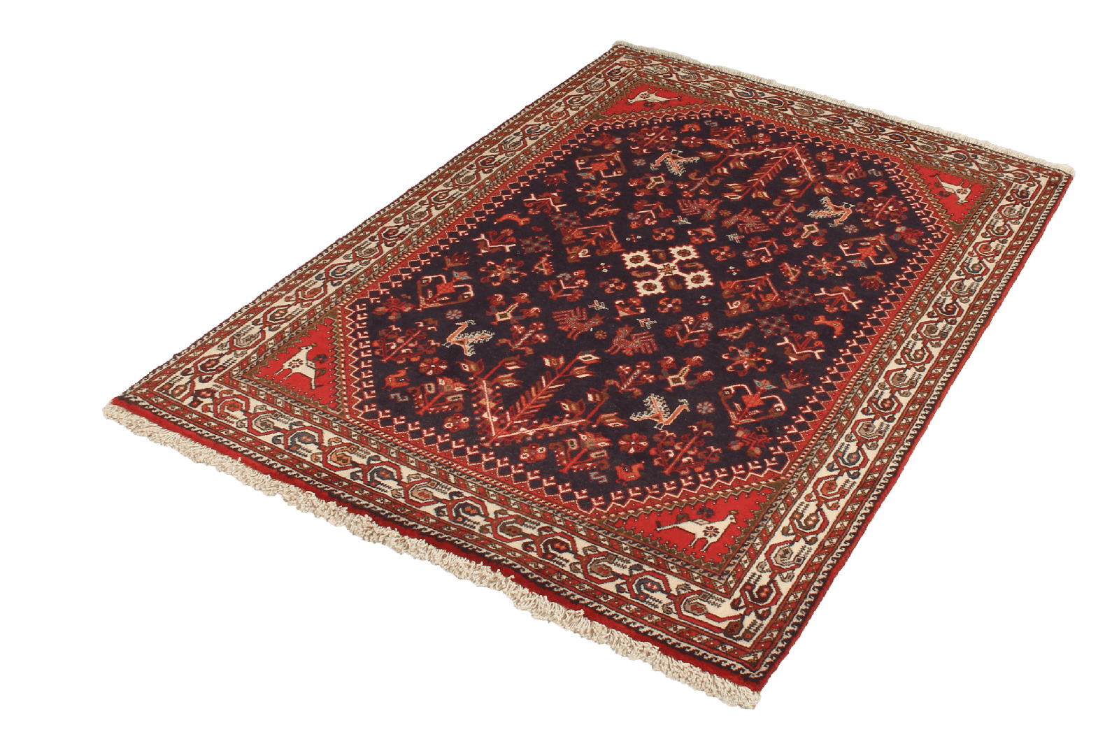 Nasrabad — Hand-knotted, 102x150 cm, Blue, 100% Virgin Wool | View 5