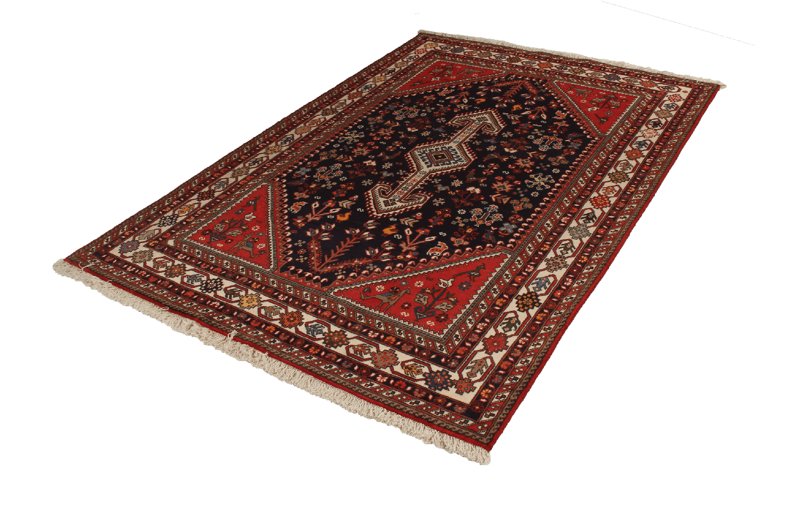 Nasrabad — Hand-knotted, 141x208 cm, Blue, 100% Virgin Wool | View 5