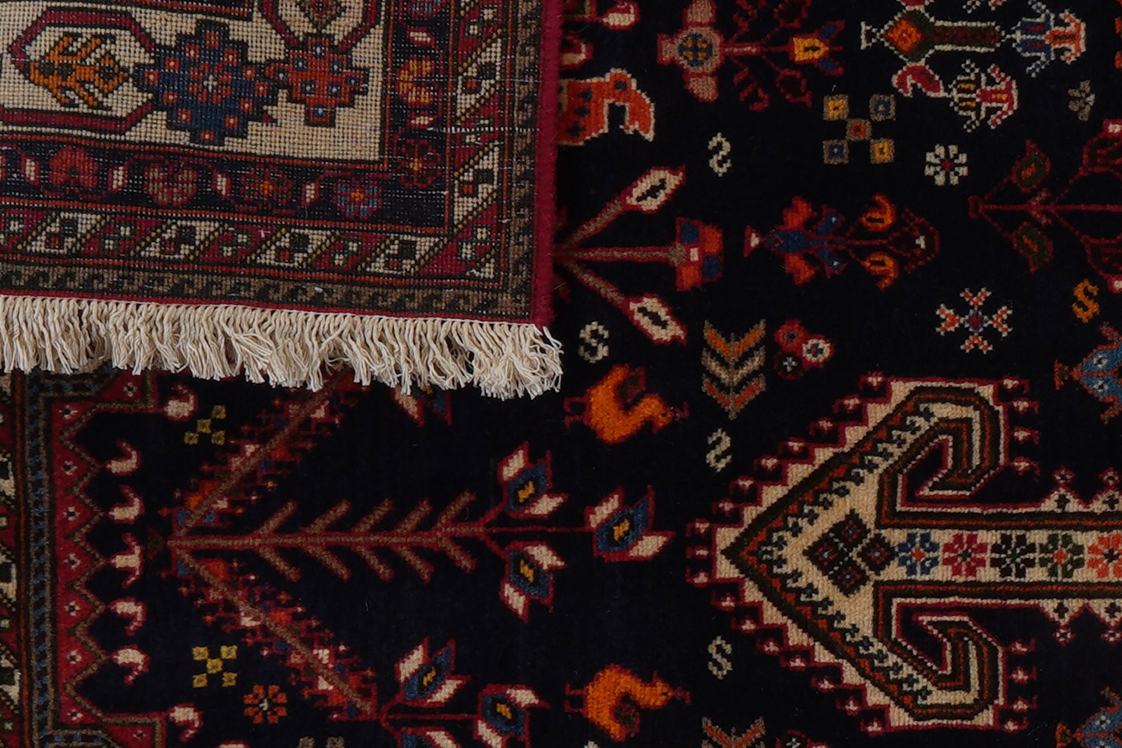 Nasrabad — Hand-knotted, 141x208 cm, Blue, 100% Virgin Wool | View 8