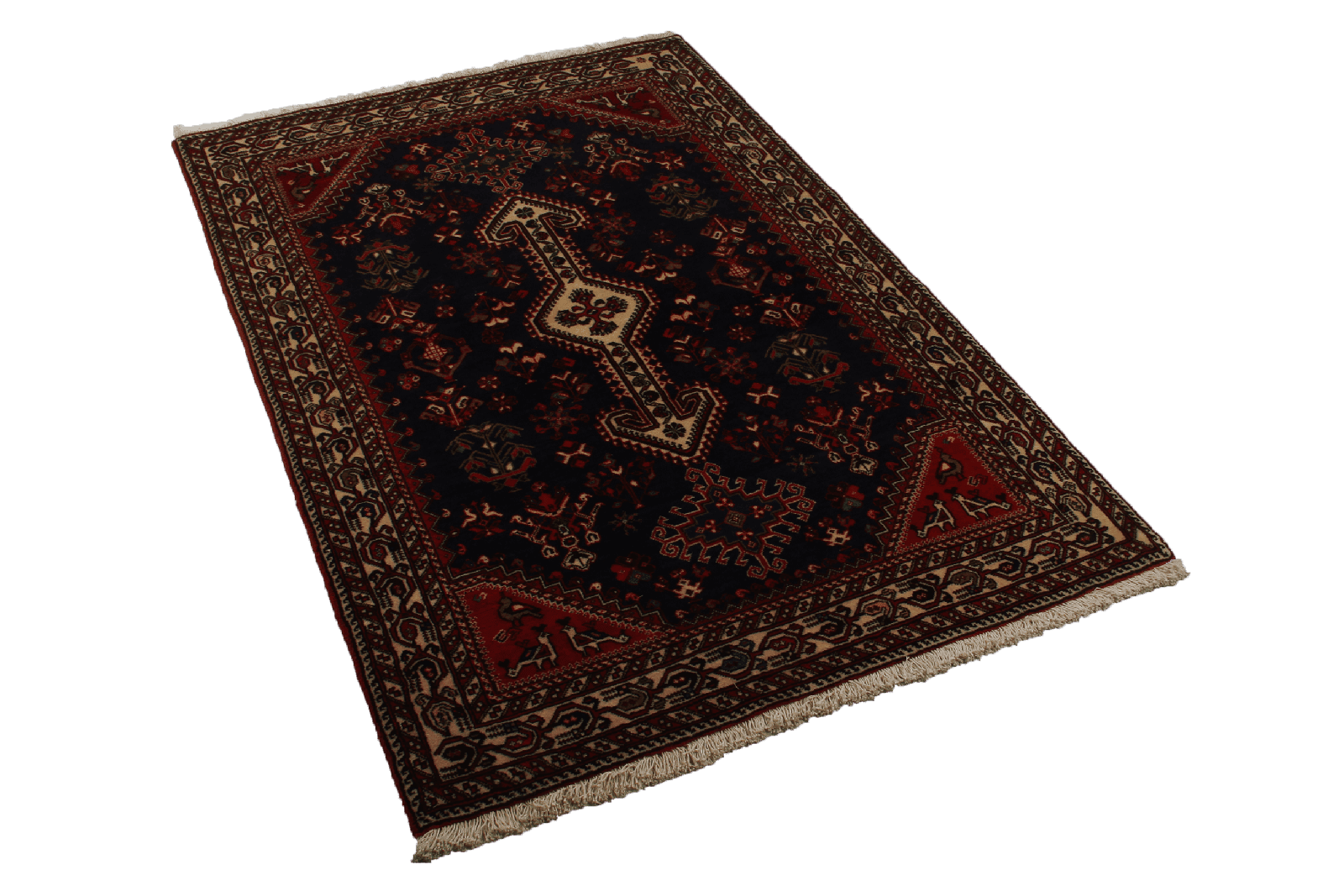 Nasrabad — Hand-knotted, 101x155 cm, Blue, 100% Virgin Wool | View 4