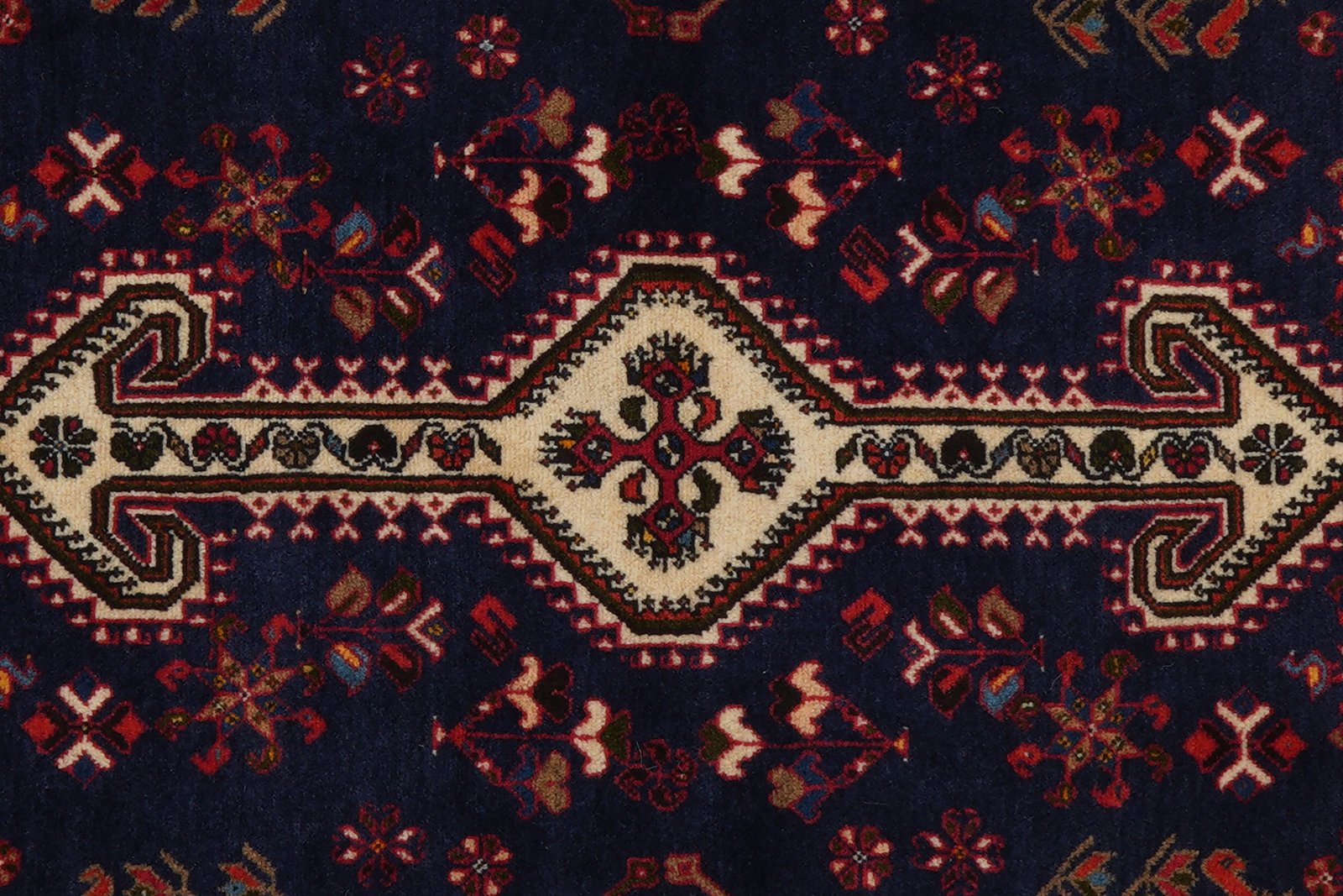 Nasrabad — Hand-knotted, 101x155 cm, Blue, 100% Virgin Wool | View 8