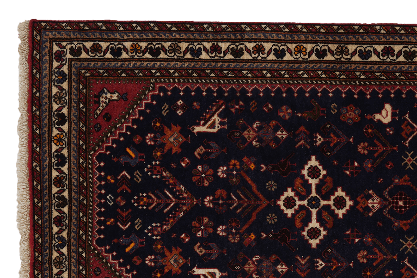 Nasrabad — Hand-knotted, 81x128 cm, Blue, 100% Virgin Wool | View 3