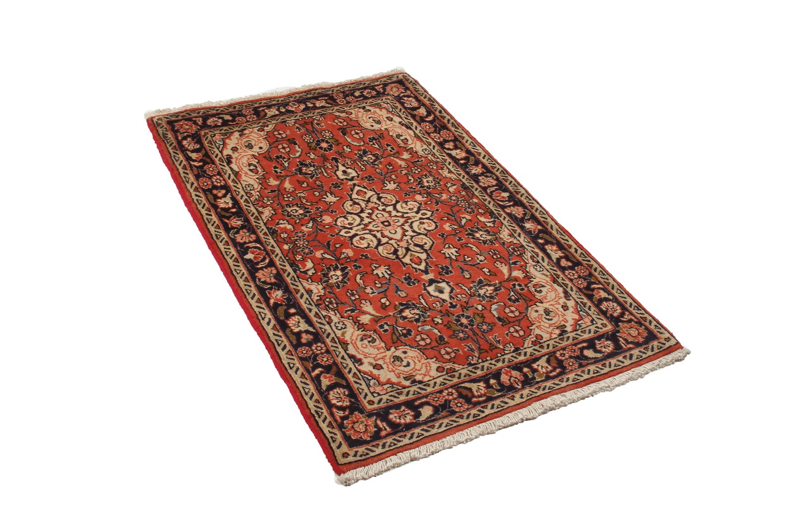 Sarough — Hand-knotted, 70x111 cm, Red, 100% Virgin Wool | View 5
