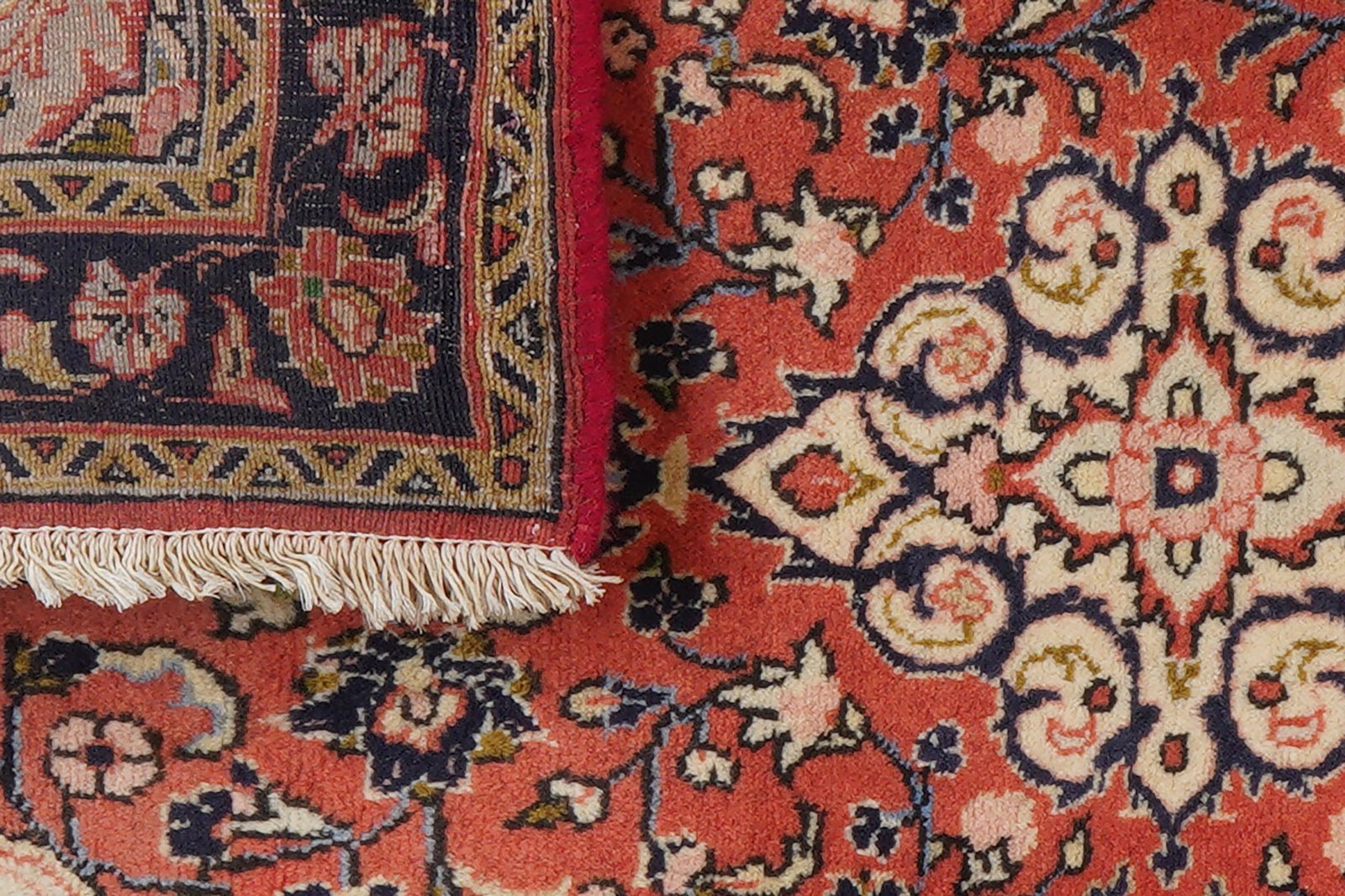 Sarough — Hand-knotted, 70x111 cm, Red, 100% Virgin Wool | View 7