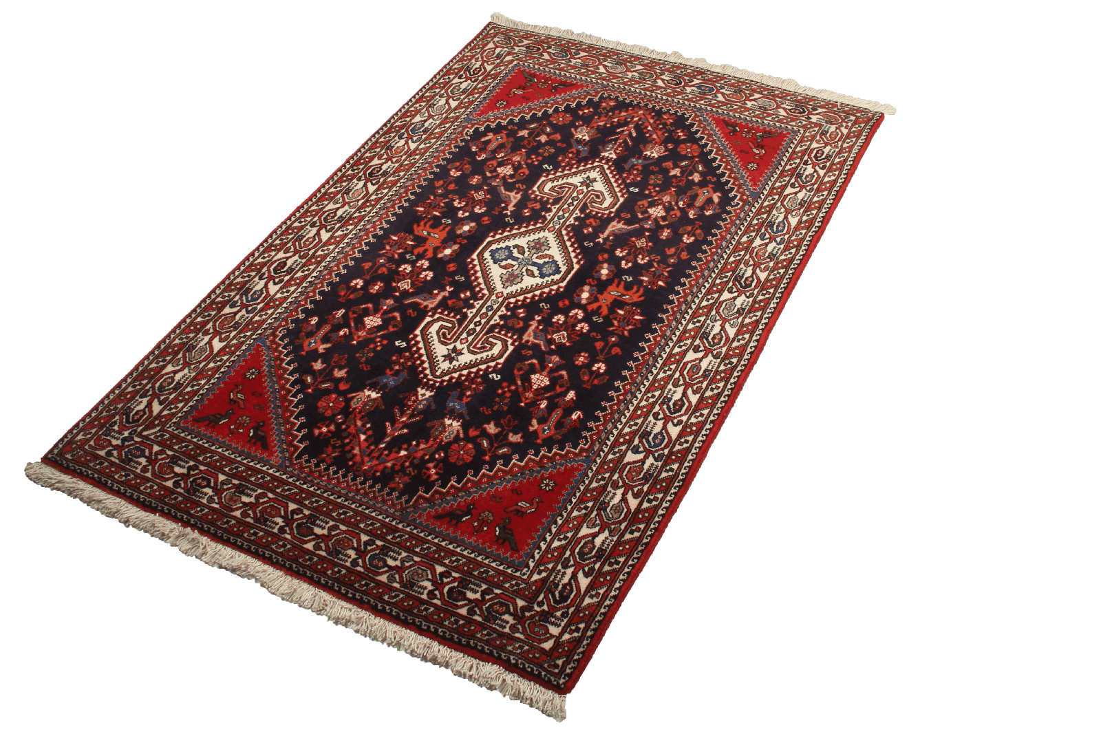 Nasrabad — Hand-knotted, 100x150 cm, Blue, 100% Virgin Wool | View 4