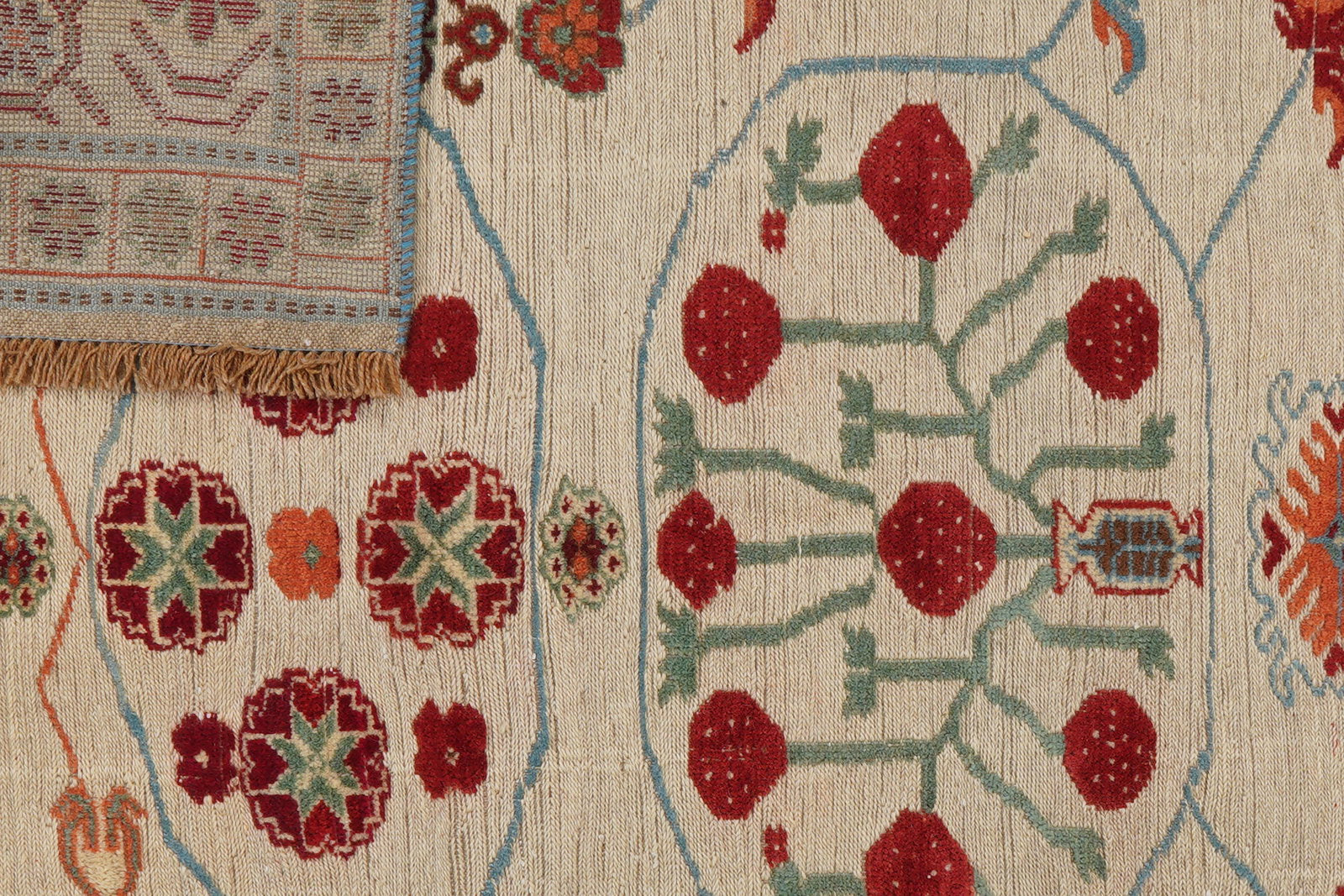 Kelim Belutch — Handgefertigt, 180x143 cm, Bunt, 100% Virgin Wool | View 8