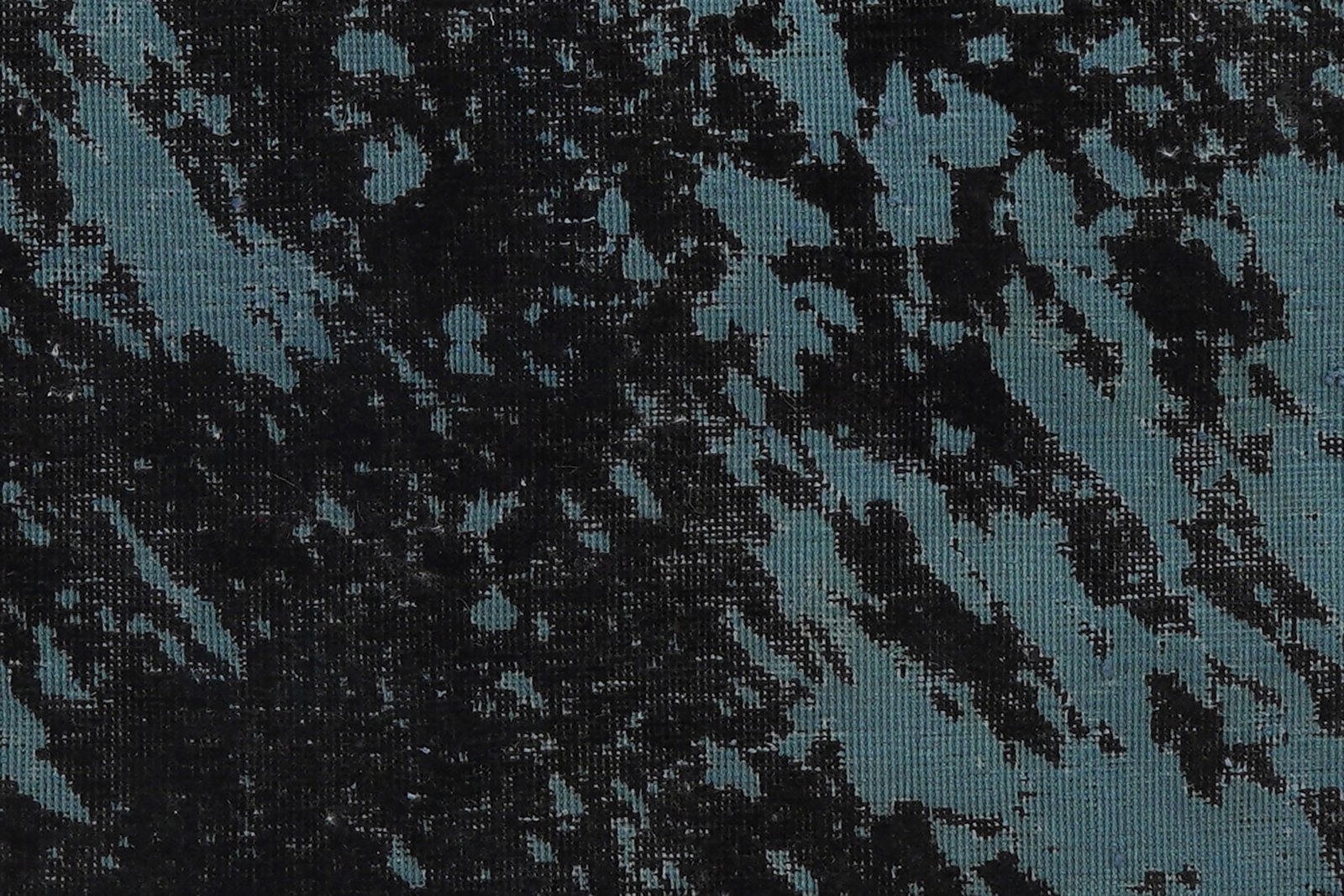 Vintage — Hand-knotted, 131x145 cm, Blue, 100% Virgin Wool | View 5