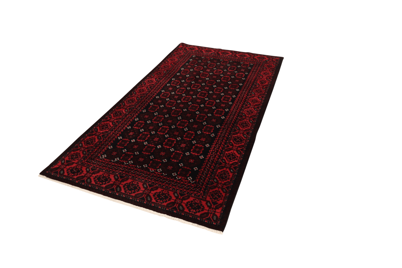 Belutch — Hand-knotted, 122x224 cm, Blue, 100% Virgin Wool | View 5