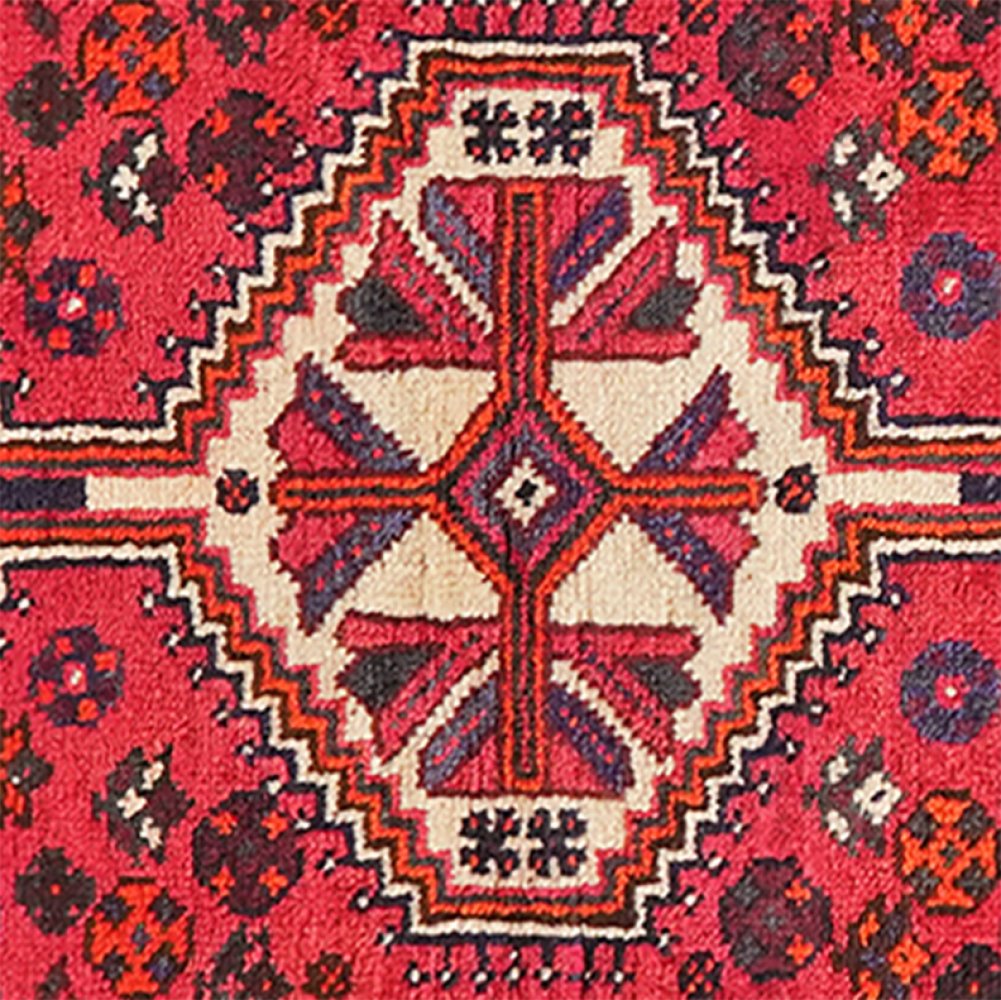 Gashgai — Hand-knotted, 115x159 cm, Red, 100% Virgin Wool | View 4