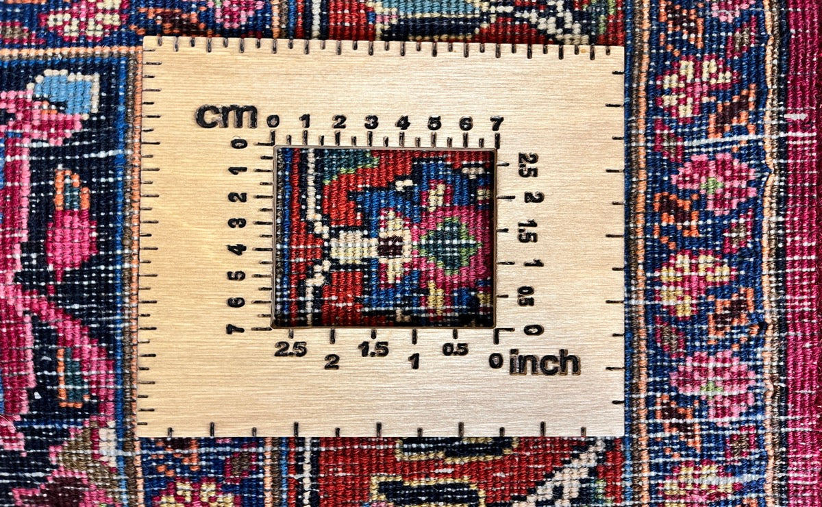 Mashad — Hand-knotted, 146x235 cm, Red, 100% Virgin Wool | View 11