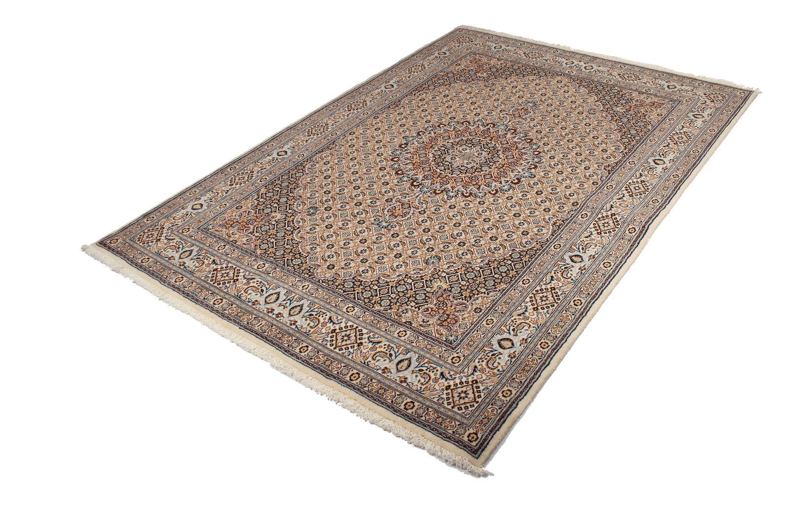Moud Mahi — Hand-knotted, 169x241 cm, Brown, 100% Virgin Wool | View 5