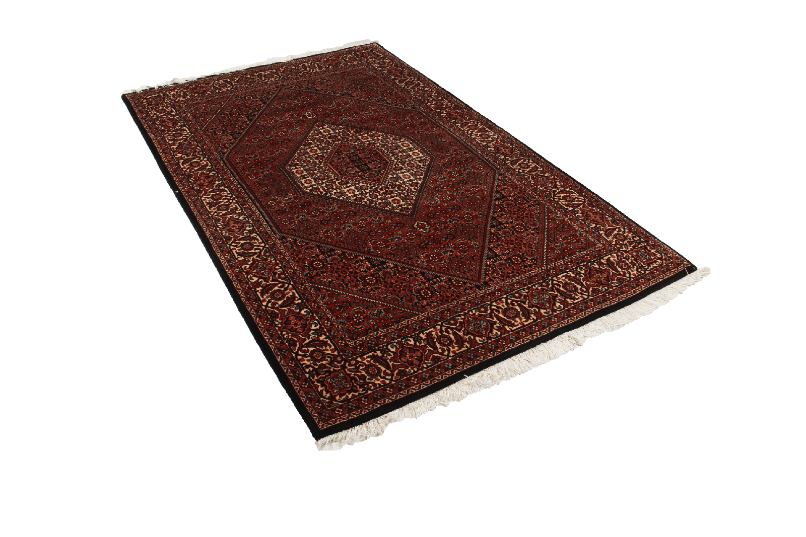 Bidjar Zandjan — Hand-knotted, 140x228 cm, Red, 100% Virgin Wool | View 4