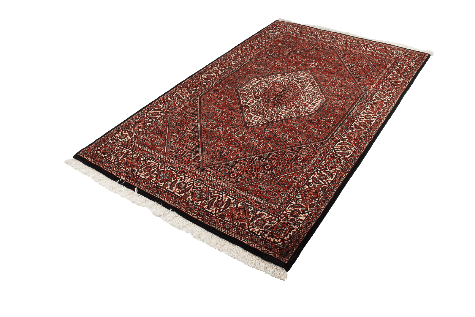 Bidjar Zandjan — Hand-knotted, 140x228 cm, Red, 100% Virgin Wool | View 5