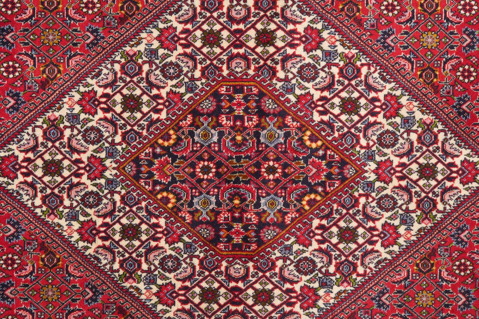 Bidjar Zandjan — Hand-knotted, 198x295 cm, Red, 100% Virgin Wool | View 8