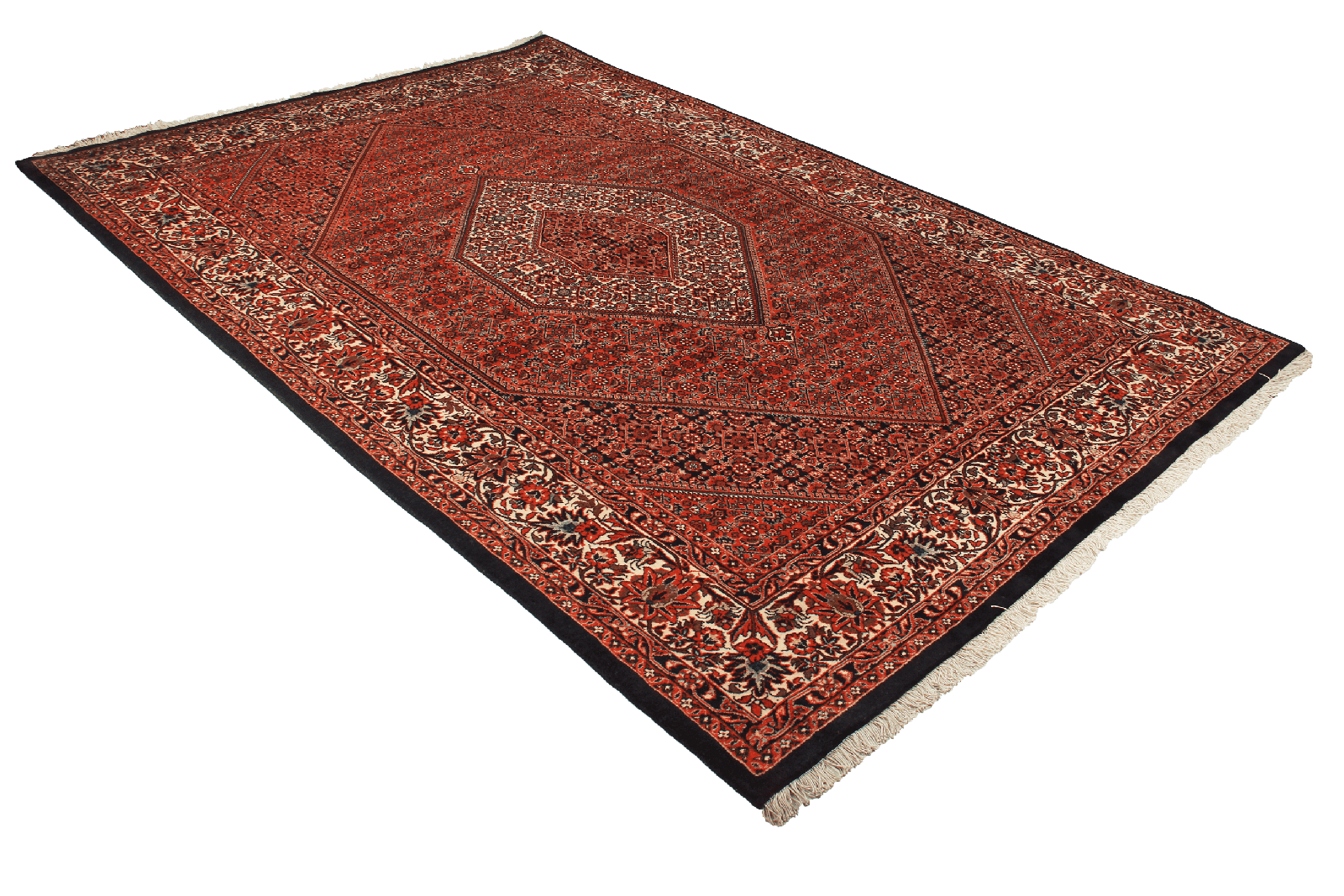 Bidjar Zandjan — Hand-knotted, 202x301 cm, Red, 100% Virgin Wool | View 4