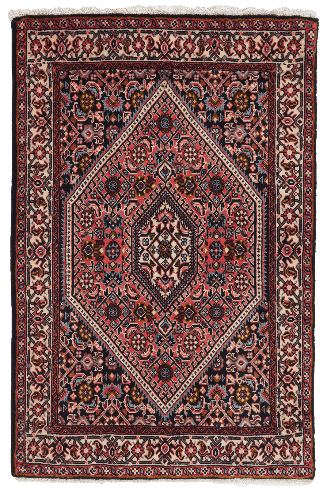 Bidjar Zandjan — Hand-knotted, 68x104 cm, Red, 100% Virgin Wool | Main view